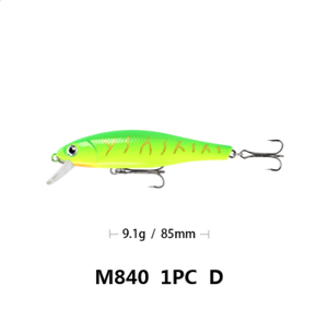 Fatti a mano 8.5 centimetri 9.1g <span class=keywords><strong>esche</strong></span> <span class=keywords><strong>artificiali</strong></span> fishing lure acqua dolce acqua salata di pesca in plastica dura lure floating minnow pesce esca - Product Image 4