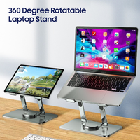 Support d'ordinateur portable réglable Support de tablette portable pour bureau ergonomique pour travail collaboratif Support en aluminium pour ordinateur portable