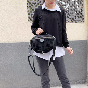 New stylish and chic striped <b>mini</b> <b>backpack</b>/shoulder bag/crossbody bag for <b>women</b> - Product Image 3