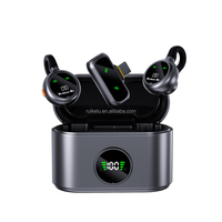 Microphone Lavalier Sans Fil 2-en-1 QY90 avec Boîtier de Charge pour Mobile/Streaming en Direct/Studio/Vlog Extérieur – Micro Cravate à Clip