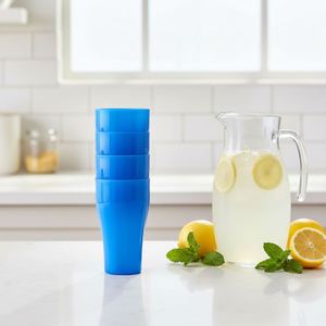 Vaso Apilable de 20 oz/600 ml, Reutilizable para Bebidas, Refrescos, Fiestas, Tazas de Plástico, Aptas para Lavavajillas - Product Image 1