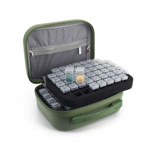 फैक्टरी थोक हीरा पेंटिंग राल हीरे भंडारण बैग भंडारण बोतल 15/30/60/120 बोतल किट जिपर सूटकेस - Product Image 3