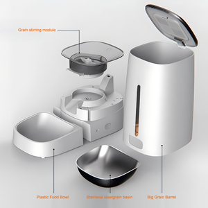 CITICITY - Tazón de Viaje de Acero Inoxidable de 4L con Forma Redondeada, Comedero Automático para Mascotas, Botella de Agua Aislada para Perros, para Uso con Alimentos - Product Image 4