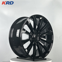 Rines Monobloque de Alto Rendimiento de 16-20 Pulgadas 5x120 ET38 72.6mm CB, Multirradio, Acabado Negro Mate, PCD/ET Personalizado para Ruedas de SUV
