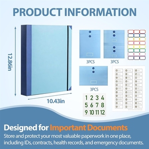 Organizador de <span class=keywords><strong>Documentos</strong></span> New Life Book 2026, Carpeta de Anillas, Color Rosa, Tamaño A4, Estuche Transparente, Logotipo Personalizado para <span class=keywords><strong>Documentos</strong></span> Importantes - Product Image 4