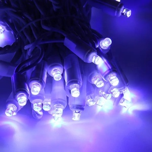 6in Space 25ft 50 Counts 5mm Mini gran angular led luces de cadena de Navidad - Product Image 2