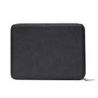 Organisateur de Lunettes de Luxe 3 Fentes, Étui de Voyage pour Lunettes Multiples, Boîte en Cuir PU, Rangement et Présentoir