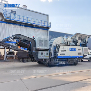 Hydraulisch Verstellbarer Mobiler Steinbrecher 65-220 TPH Ein-Klick-Start für Diabas Bauxit Ferngesteuerte Mine Kleine Gesteinsaufbereitungsanlage - Product Image 3