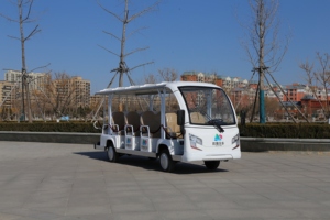 WELIFTRICH 14 Seater 72V Electric Sightseeing Car <b>Bus</b> 30km/h Max Speed 80-100km Range 5 Kw DC/AC Motor CE Certified - Product Image 4