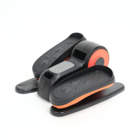 Entraîneur elliptique de gymnastique à domicile Mini sous le bureau portable manuel électrique silencieux exercice de jambe d'ellipse Fitness avec vitesse réglable