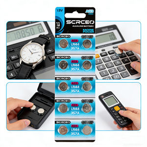 Batería de Botón Cuanen Ag13 <span class=keywords><strong>Lr44</strong></span> <span class=keywords><strong>1.5</strong></span> <span class=keywords><strong>v</strong></span>, Batería de Botón Alcalina Pequeña para Reloj - Product Image 3