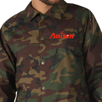 Vestes de printemps camouflage en gros personnalisé pour hommes veste d'entraîneurs décontractés