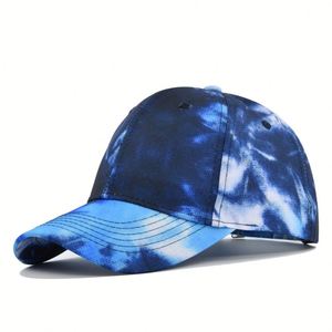 Casquettes de baseball ajustables unisexes en coton de haute qualité, colorées, avec logo brodé personnalisé, 6 panneaux, unies ou tie-dye - Product Image 4