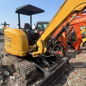 Miniexcavadora Usada CAT 303E 303CR con Cabina Abierta, Máquina Hidráulica de Orugas para Excavación, Carga, Relleno y Pequeños Proyectos - Product Image 4