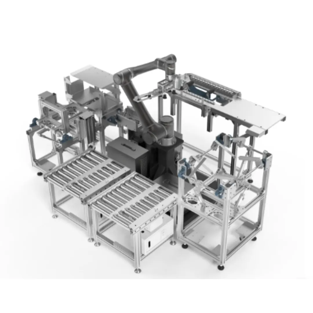 Новый совместный робот TM5S Techman AI Cobot Arm CNC с роботизированным захватом для сборки отвертки 3D Сборка корзины