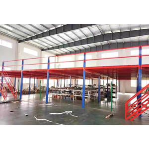 רצפת ביניים למחסן רב-מפלסי כבד |   מדף אחסון פלטפורמה מפלדה לשימוש תעשייתי - Product Image 6