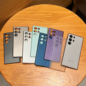 2024 nouvelle coque de téléphone de style bagage de <span class=keywords><strong>valise</strong></span> à rayures de peau mate pour <span class=keywords><strong>samsung</strong></span> galaxy s24 23 plus ultra - Product Image 2