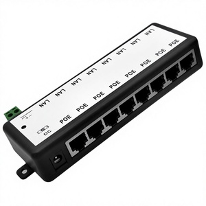 Modul Catu Daya Terpusat POE 8-Port untuk Jaringan Wireless AP Bridge 12-48V