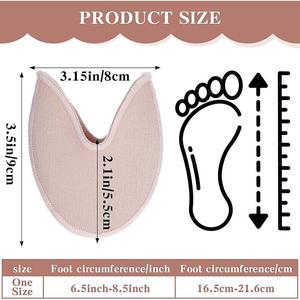 Chaussons de <span class=keywords><strong>pointe</strong></span> de ballet transfrontaliers en SEBS avec support de chaussure et semelle intérieure, protège-orteils en maille élastique - Product Image 2