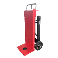 JIN YANG HU JCS-300 Chariot électrique industriel silencieux en acier à 2 roues, pliable, avec fonction de montée automatique des escaliers, OEM