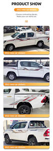 Calcomanías para la Puerta Trasera del Automóvil 2022, Pegatinas de Vinilo para la Carrocería de Hilux <span class=keywords><strong>Vigo</strong></span>, para Toyota Hilux - Product Image 6