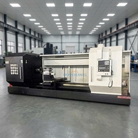 Tour CNC horizontal robuste CK61140, haute précision, pour le tournage de métaux, idéal pour les rouleaux, les arbres et les cylindres en acier.