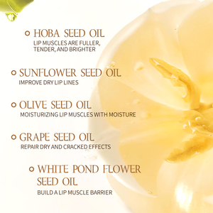 OEM ODM Nourishing Temperature Color Changing HOBA SEED OIL Lip Oil Moisturizing Plump Reduce Lip Lines Repair <strong>Dry</strong> Cracked Lip - Product Image 3