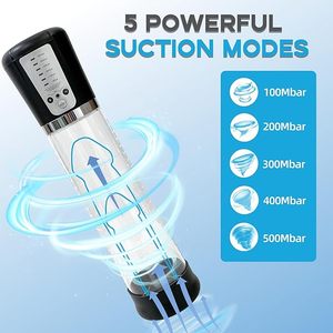電気ペニス真空ポンプ4吸引強度自動高真空ペニス拡大拡張ポンプペニス拡大空気装置 - Product Image 2