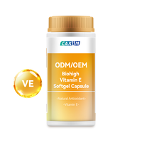 Capsules de vitamine E en gélules molles, antioxydant naturel, complément alimentaire quotidien pour adultes