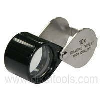 Analysis Diamonds Gemstone Hasting Triplet 10X Magnifier High Quality Small Jewelers Loupe