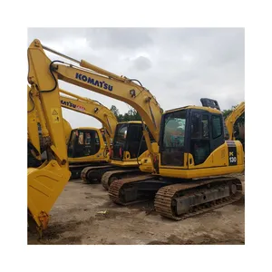 ต้นฉบับ Komatsu PC130 รถขุดขนาดเล็กถุงเครื่องจักรขนย้ายดินขายรถขุดขนาดเล็ก bekas สําหรับขาย