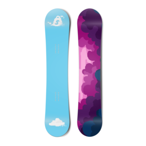 Snowboard Invernale Resistente per Tutti i Terreni, Design Blu e Viola per Snowboard - Product Image 1
