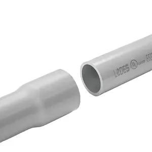 LeDES CSA Schedule 40 Rigid PVC Pipe 5" Electrical Conduit for Underground/Above Ground Application CUL Listed Suppliers