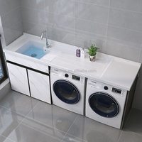 Espace personnalisé aluminium balcon salle de bain armoire sèche-linge combinaison lavage piscine bassin salle de bain vanité combo