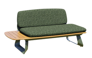 Modern Series Aluminum <b>Portable</b> Waterproof Outdoor Set with Plastic Wood <b>Tables</b> for Patio Garden Villa Zf-sofa-004 Aluminum - Product Image 3