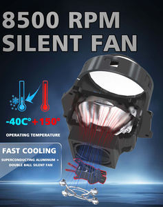 Nueva llegada K01 3 pulgadas 75W 6500K 15V no destructivo RHD LHD corte plano azul Len Bi Led proyector faro - Product Image 3