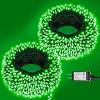 Guirnaldas de Luces LED de Alta Calidad de 10M, 20M, 50M, Luces Decorativas Impermeables para Exteriores, Jardín, Calle, Bodas