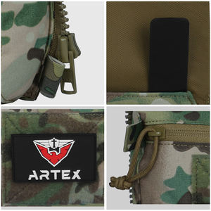 Bolsa de Panel MOLLE Universal de Nailon 500D, Negra, Compatible con Multicam, para Artículos Esenciales de Campo, Equipo EDC, Accesorios Tácticos - Product Image 4