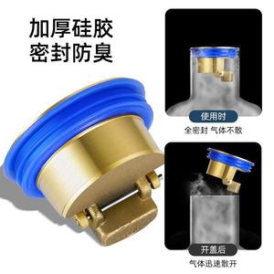 Royal Stan Brass Floor <b>Drain</b> Core With Anti-Odor Insect Proof Design For Toilet <b>Bathroom</b> Use - Product Image 4