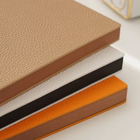 Carnet de notes en simili cuir motif litchi, format A5 B5, 200 pages lignées, agenda, bloc-notes, haute qualité, cadeaux pour l'école et le bureau