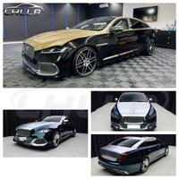 Kit de mise à niveau de style Bach adapté aux Jaguar XJ 2010-2019, comprenant pare-chocs avant/arrière, phares et feux arrière