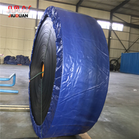 Bande transporteuse en caoutchouc résistant à l'huile pour l'exploitation minière en Chine, 4 plis, robuste, industrielle, pour concasseur de pierre, bande transporteuse plate, prix