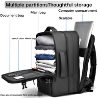 Tas Ransel Oxford Anti Air untuk Anak Laki-laki dengan USB, Kapasitas Besar, Muat Laptop 17.3 inci, Multifungsi untuk Bisnis & Pelajar