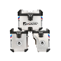 Ensemble de sacoches latérales en aluminium GSADV pour moto, 45L, étanches, pour BMW F850GS, sacoches de selle de rechange améliorées