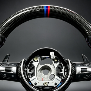 Volante de Fibra de Carbono Personalizado para <span class=keywords><strong>BMW</strong></span> F20 F30 F10 F15 F06 F12 F90 M3 M5 E92 E70 E90 E91 <span class=keywords><strong>M</strong></span> Sports, Precio de Fábrica - Product Image 2