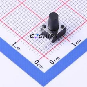 TSD007A09026A03 Tactile Switch Bent Lead Through Hole,6x6mm Switch Round Button 2.6N Right Angle Insert 6mm - Product Image 1