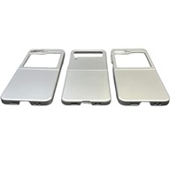 Coque de protection personnalisée en argent mat pour Galaxy Z Flip 7 Coque arrière de téléphone portable rigide pour Samsung Z Flip 6