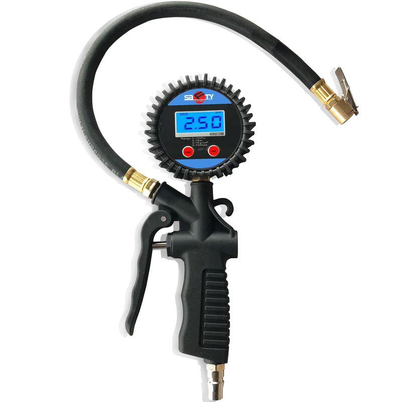 Digital Tire Pressure Gauge with Inflator