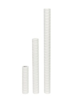 Cartouche filtrante à sédiments en fil de PP de 1 à 150 microns, 5 à 70 pouces, avec réservoir sous pression pour la filtration de l'eau industrielle