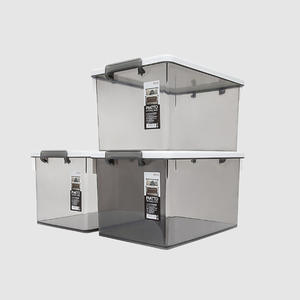 Caja de Almacenamiento Transparente, Organizador de Plástico con Tapa, Rectangular, Ecológico, para Juguetes y Ropa, Tamaños 21L, 31L, 45L - Product Image 3